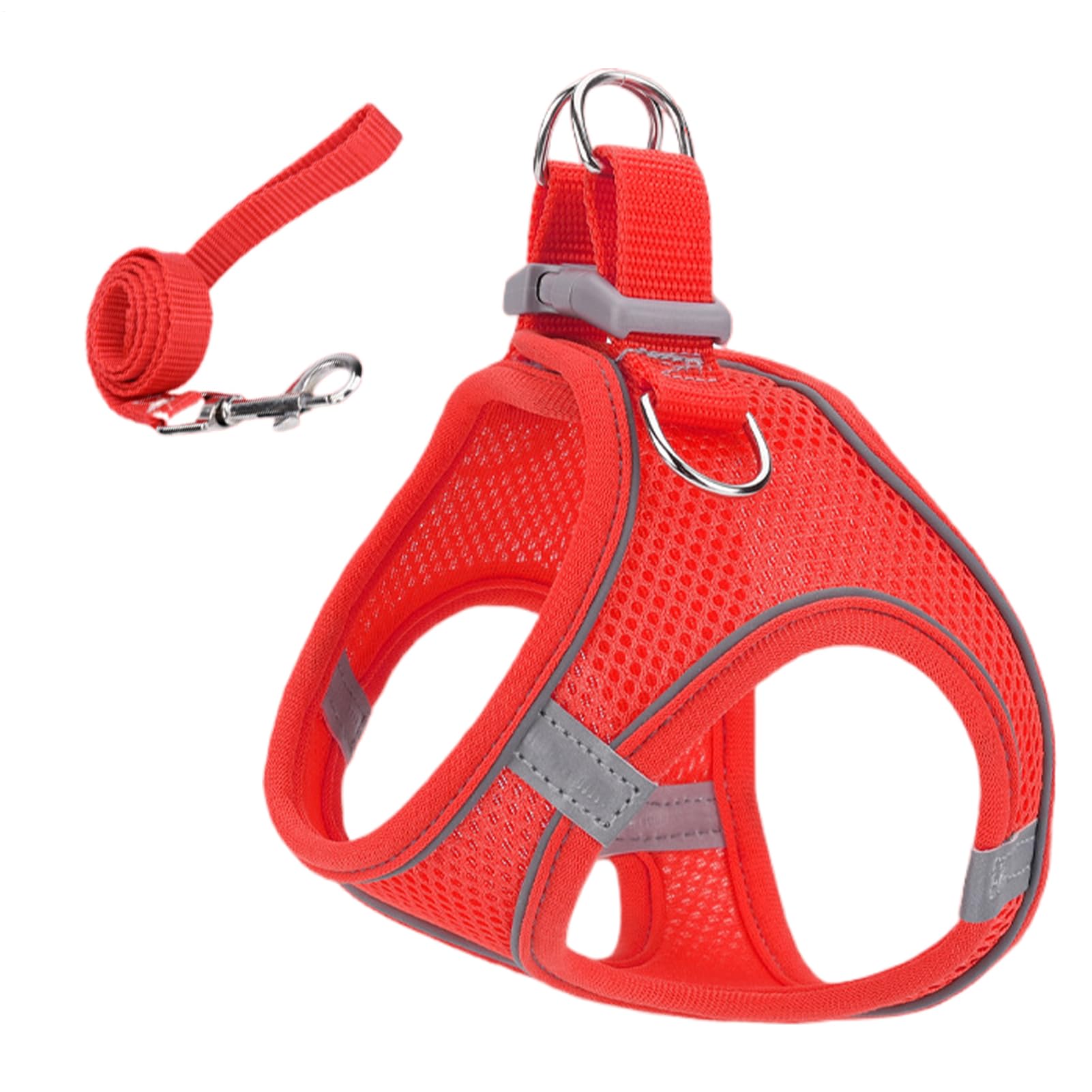 Escape Proof Cat Harness, Cat Harness and Lead Set, Puppy Vest Collar Pet Supplies for Safety Training Travel Hiking Backpack Outdoor Adventures