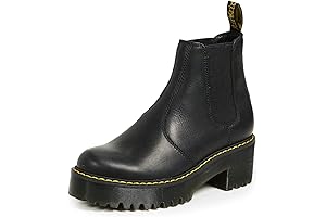 Women's Rometty Leather Ankle Martin Boots Made in Japan