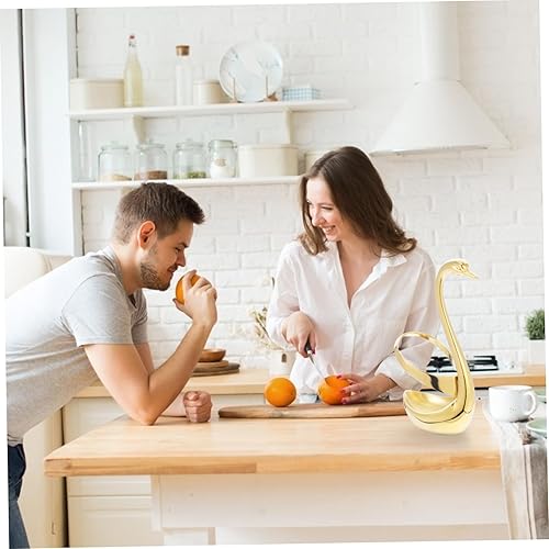 Miniatura 3 de Soporte de cubiertos de metal, base de tenedor, estante de almacenamiento decorativo para utensilios de cocina