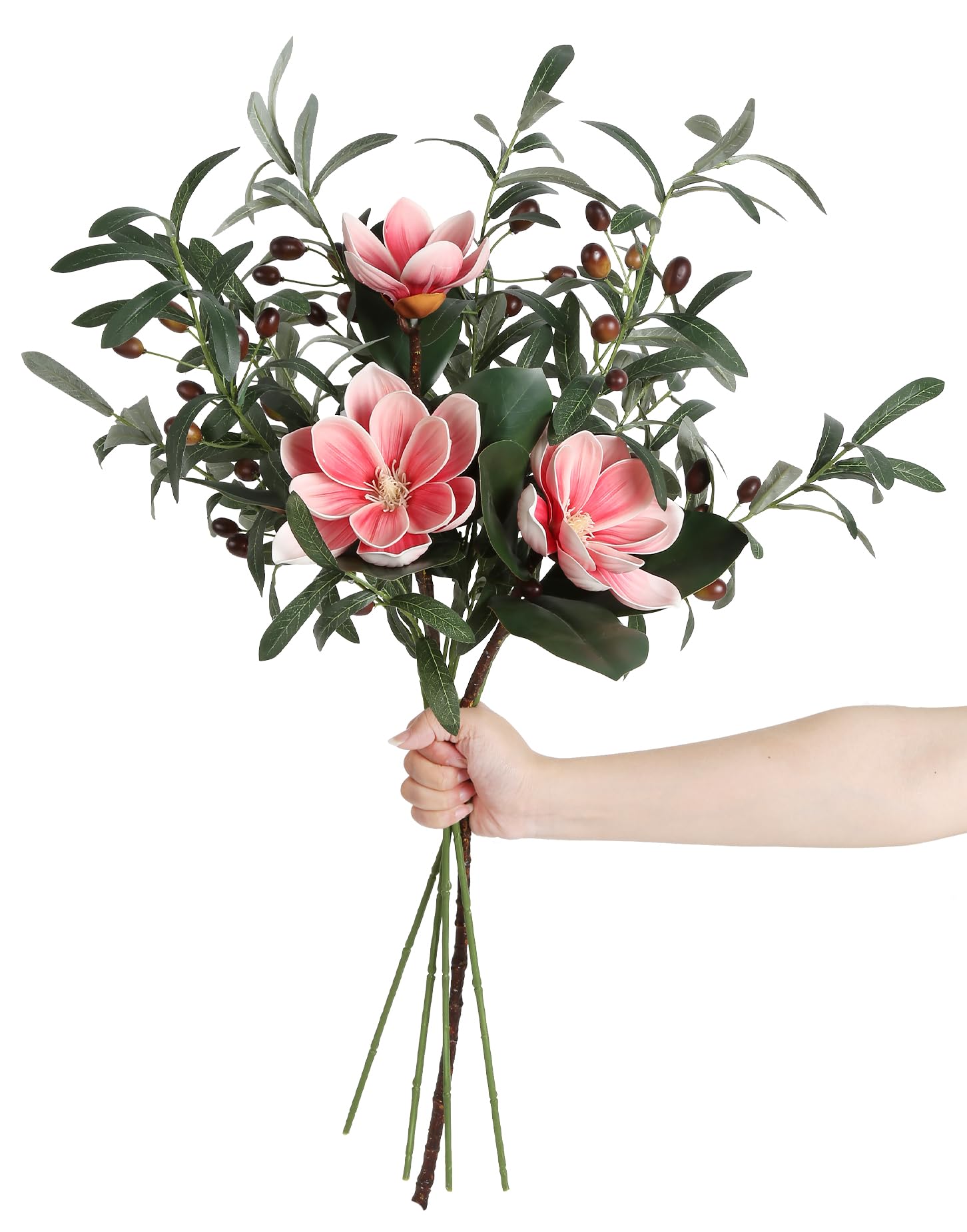 Pink Magnolia Flower Branch