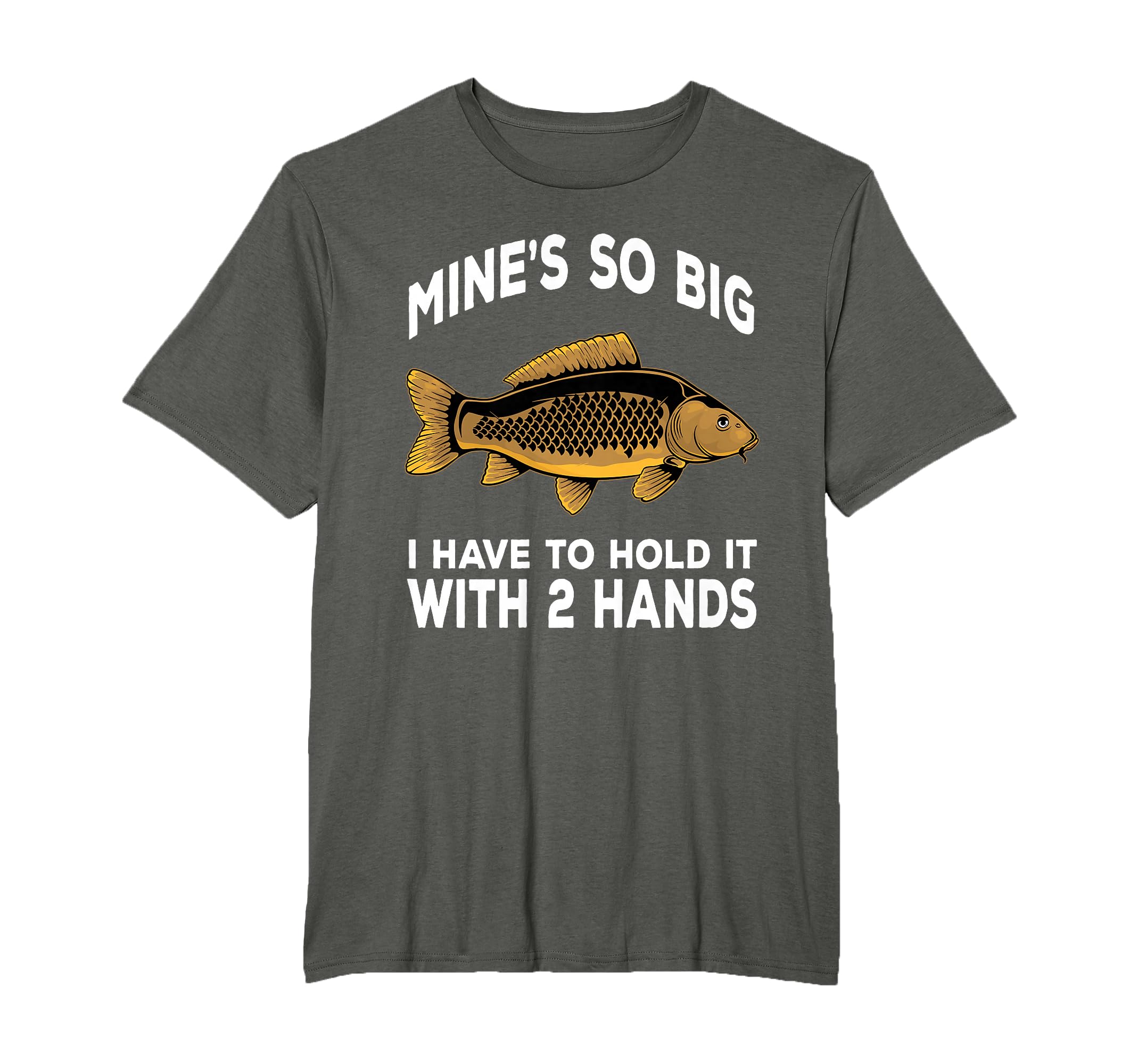 Fisherman Saying Carp Fish Joke Men's Funny Carp Fishing T-Shirt