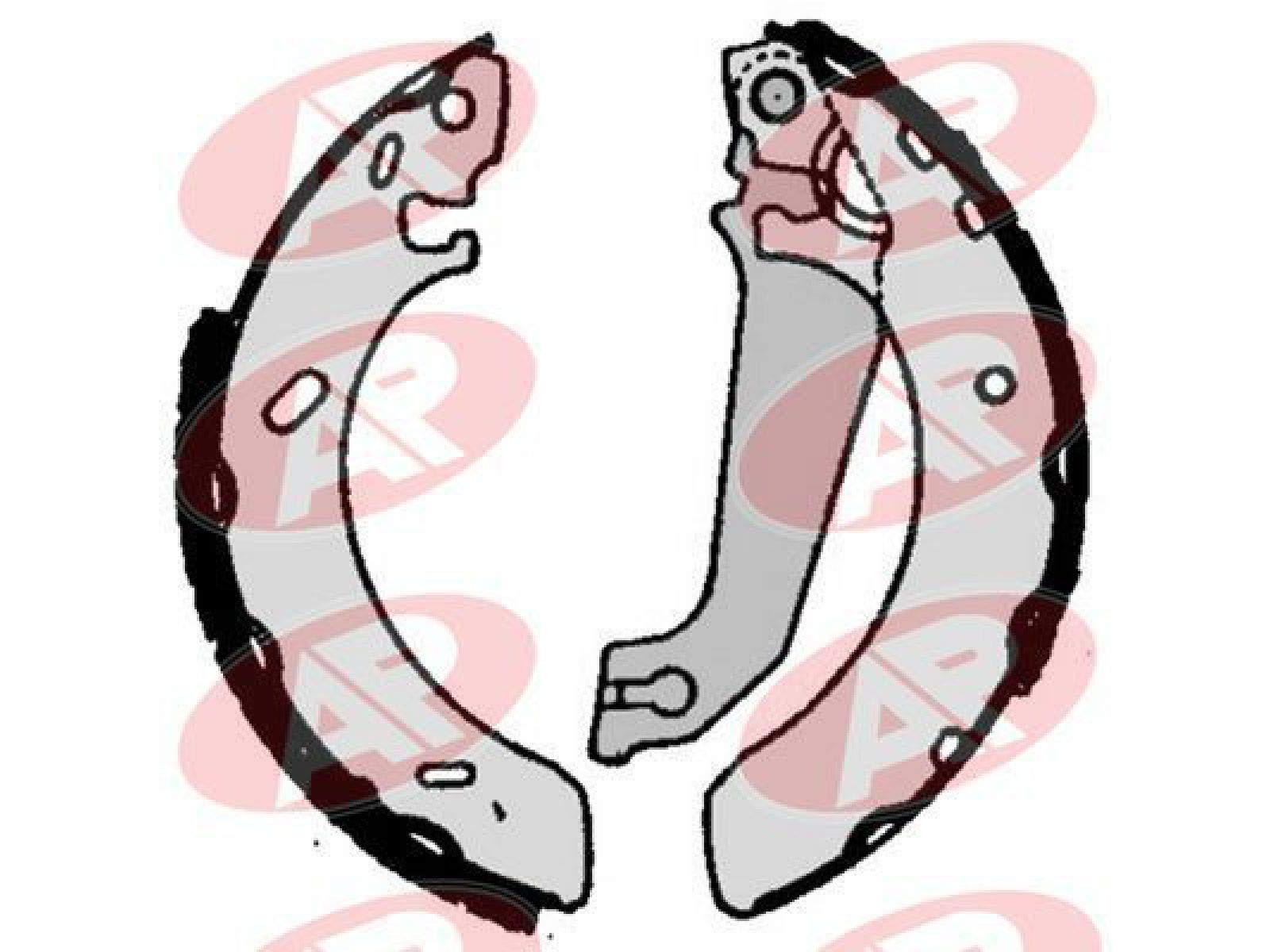 Lpr Bremsbackensatz 06050