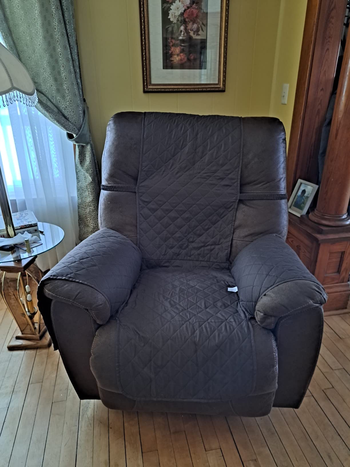 8/mo Finance PureFit Reversible Quilted Oversized Recliner Sofa