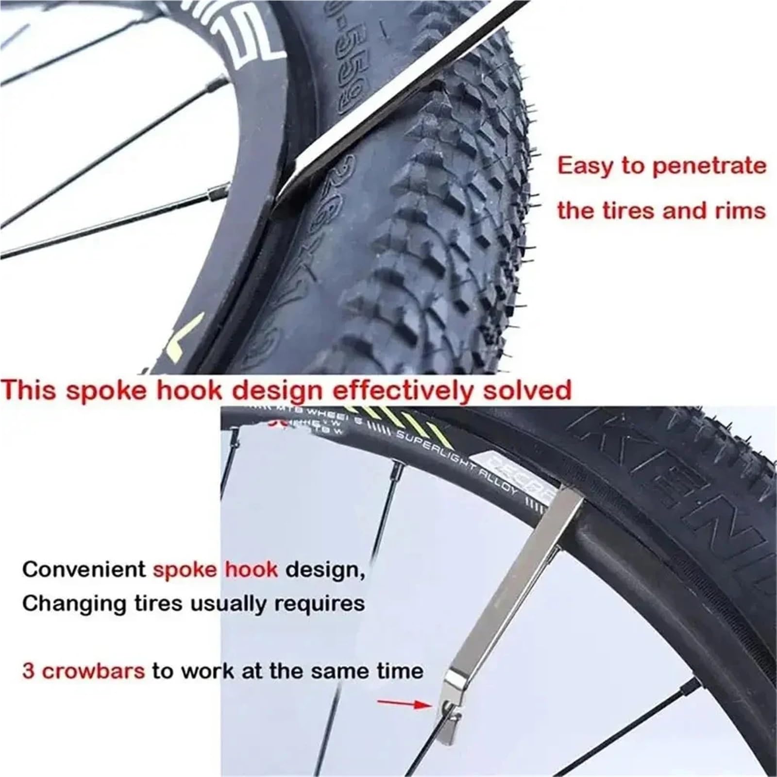 Kit Portátil De Reparación De Pinchazos De Neumáticos De Bicicleta, Multiherramienta Con Bomba De Aire Y Bolsa De Almacenamiento For Mantenimiento De Ciclismo(Set3)