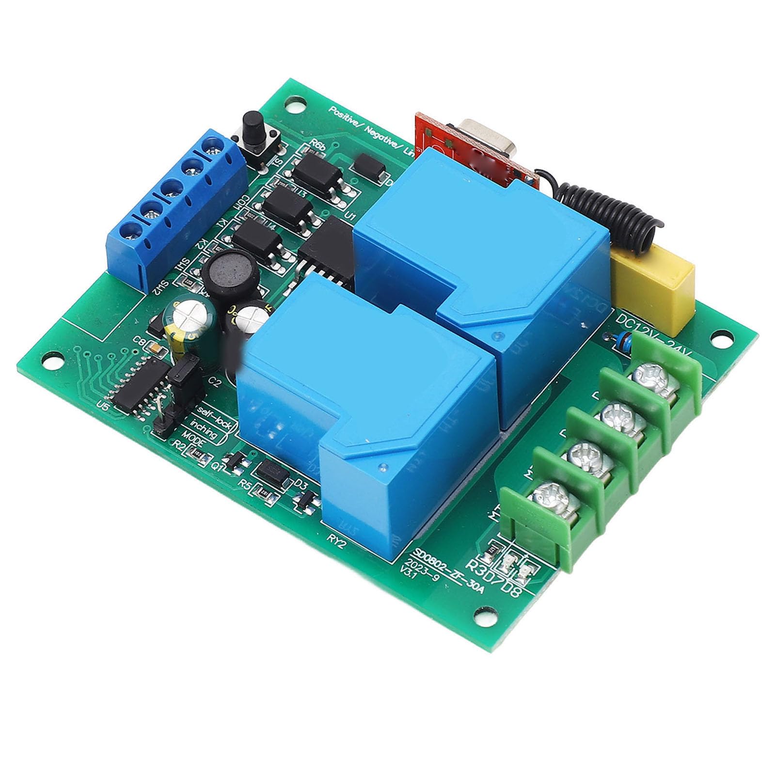 Module Commande Moteur DC Télécommande Contrôle Avant Arrière 2 Vitesses pour Robot Voiture RC