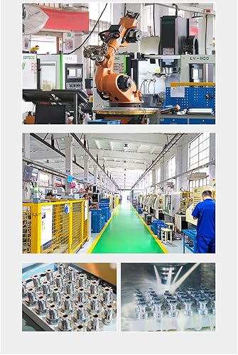 Miniatura 5 de Pinza de tracción del husillo 4 Pinza de pétalo Sujeción estable BT40-OTT-60 grados M14* 1.5 Rosca interna Pull Stud Grippers CNC Husillo para