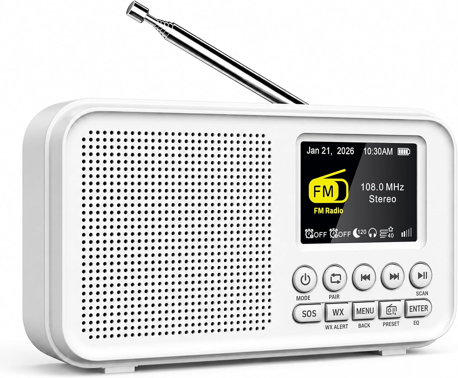 Eoxsmile Portable FM Radio with...