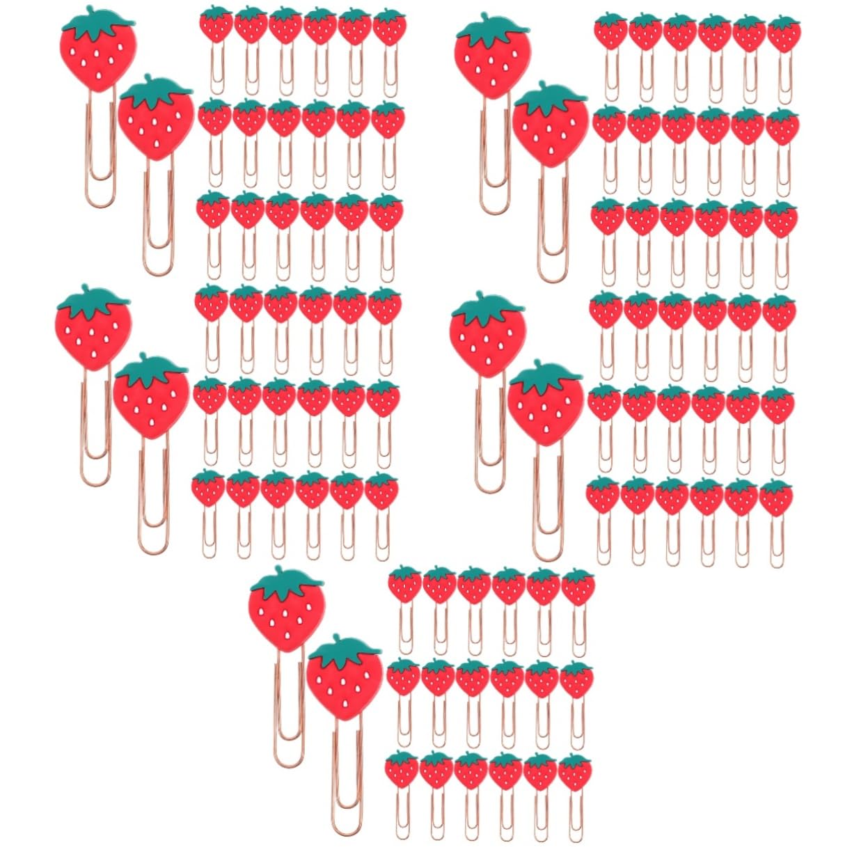 100pezzi Fermagli Decorativi Per Clip Multifunzione Per e Scuola Pratici Segnalibri Per Organizzazione Documenti