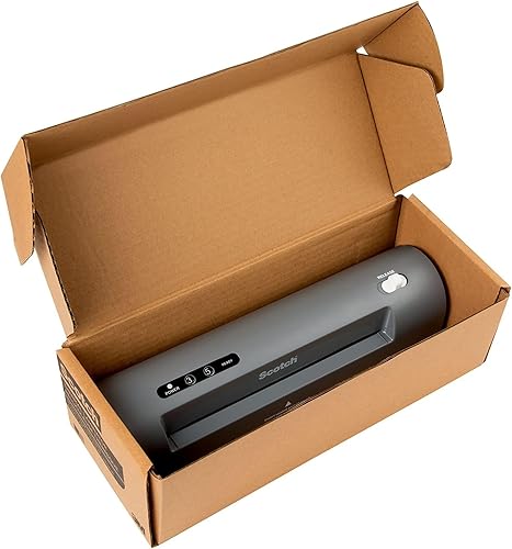 Miniatura 5 de Scotch Laminador térmico con 20 bolsas térmicas, 9 pulgadas de ancho, gris (TL901X-20)