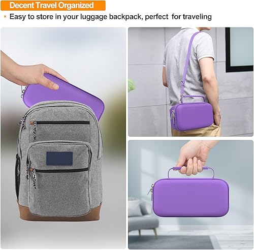 Vista 19 de Elonbo Funda de transporte para cámara digital 4K para Femivo/VETEK/IWEUKJLO/VJIANGER/WIKICO/Saneen/OIEXI 4K 48MP Vlogging cámara, funda