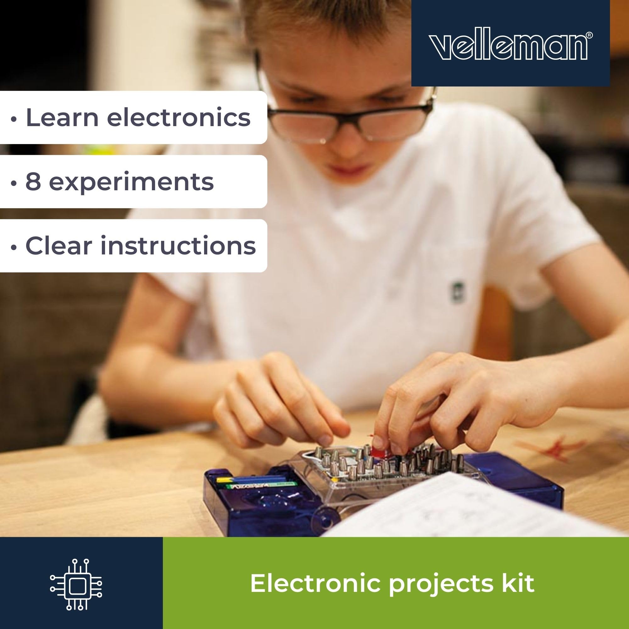 Teenii Kit Scientifico Elettricità e Magnetismo per Bambini, Esperimenti di Fisica STEM con Circuiti Elettrici, Gioco Educativo di Scienze, Kit Esperimenti Bambini 8+ Anni, 50 Pezzi