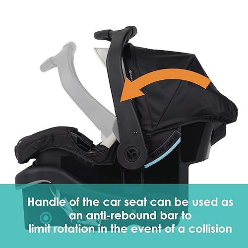 Miniatura 19 de Baby Trend Tango PRO - Sistema de viaje con asiento de coche infantil de elevación segura, Dash Tan
