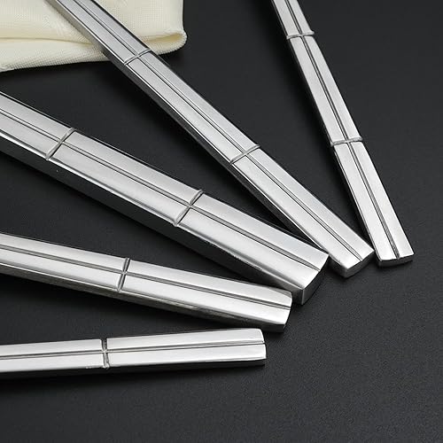 Miniatura 3 de Lesbin Cucharacubiertos de tenedor de cuchillo de acero inoxidable de 80 piezas, servicio para 16