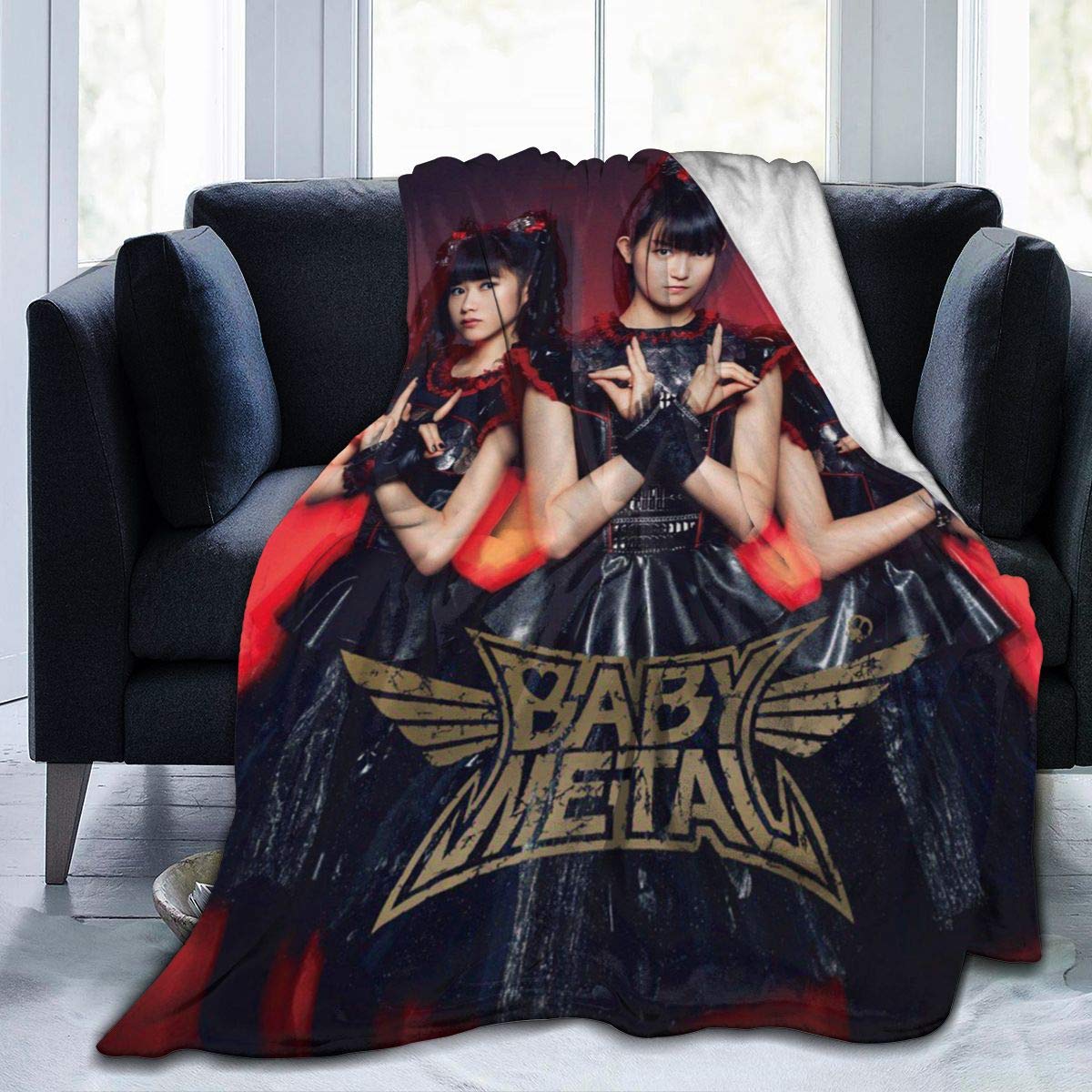 Amazon.com: AshleySSnavely Babymetal Blanket Flannel Blanket 