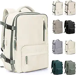 Mochila Executiva de Viagem Grande 40L Impermeável com Porta USB, Mochila Compartimento para Notebook, Mochila Feminina/Masculina Reforçada para Trabalho e viagem – VANOVA