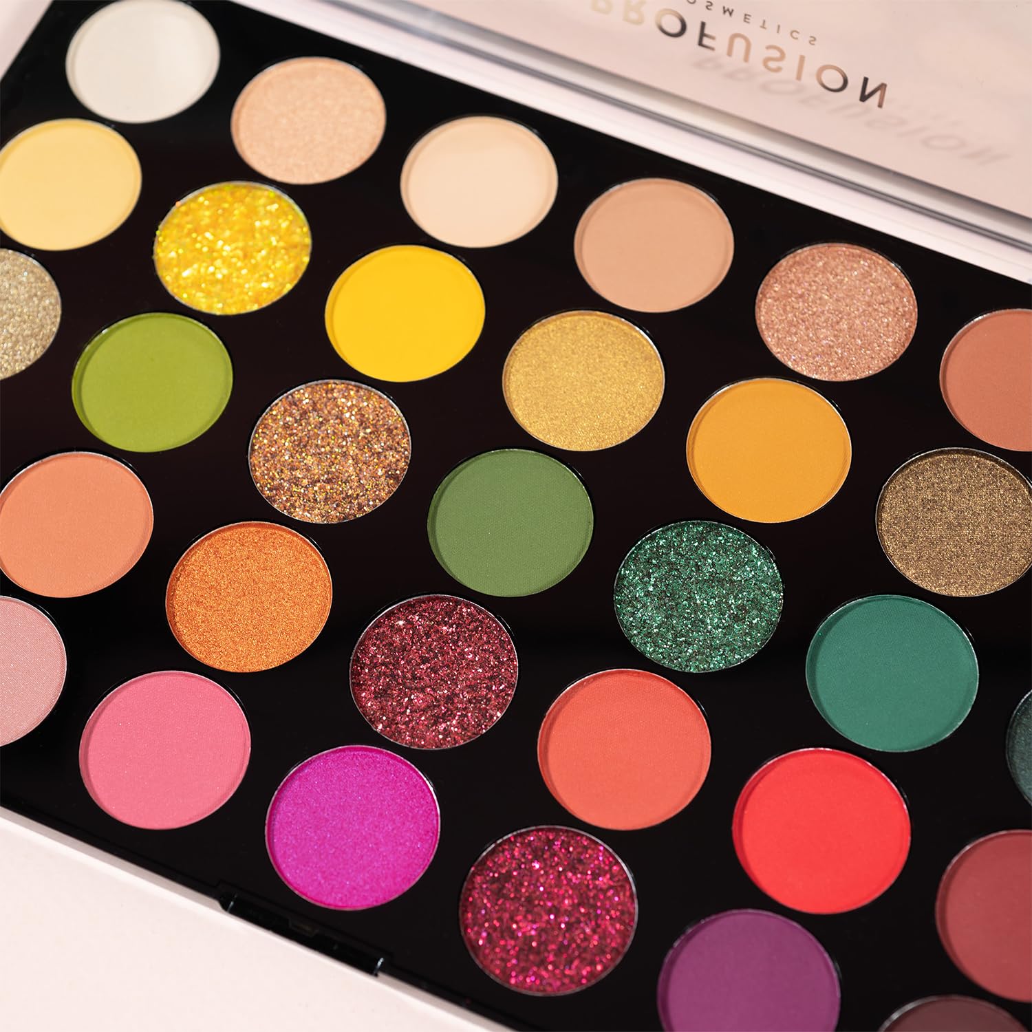 Profusion Cosmetics Marigold 35 Shade Eyeshadow Palette, Multicolour