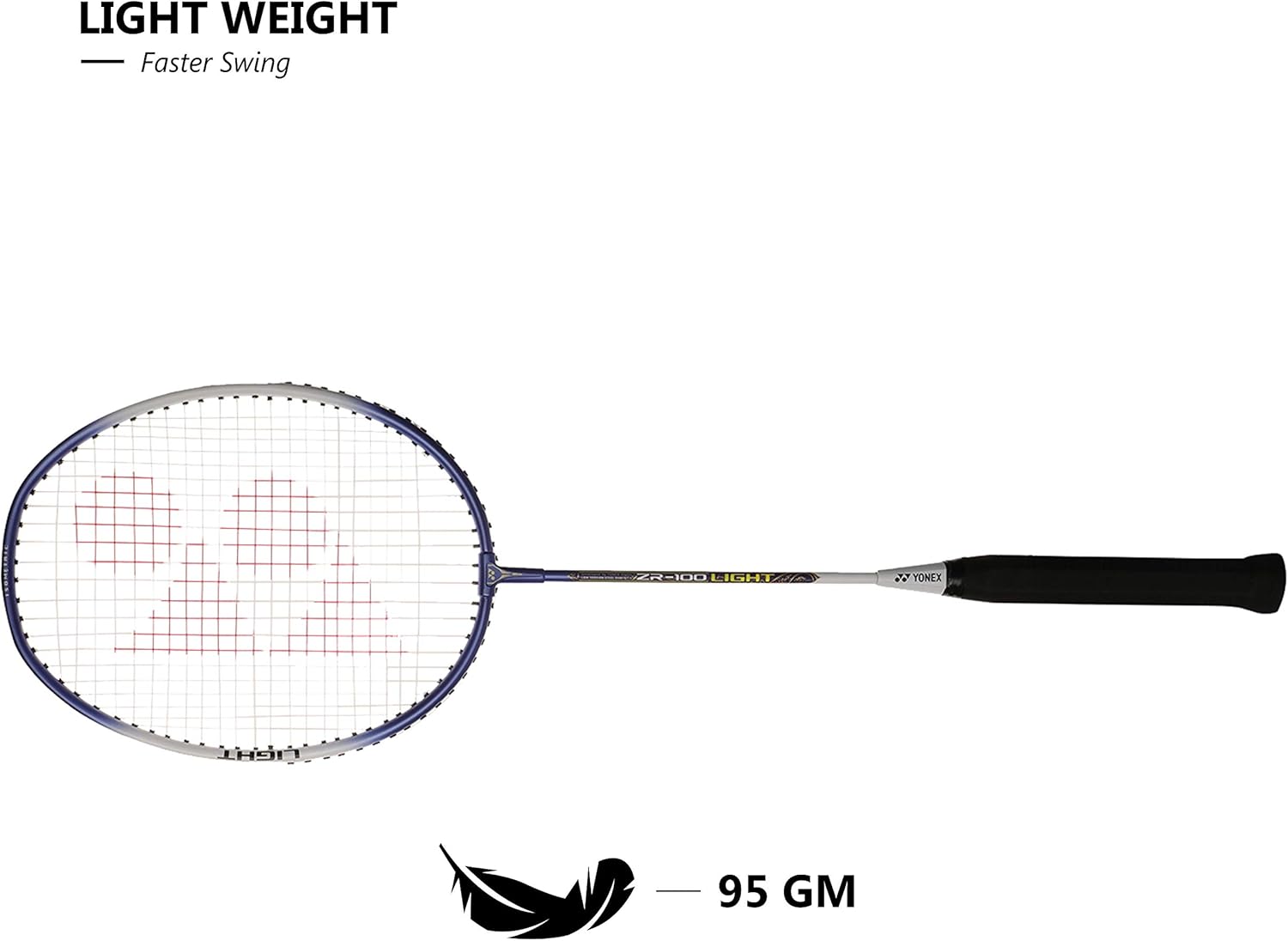 Yonex ZR 100 Light Aluminium Badminton Racquet with Head Cover Set of 2 | Made in India image 5 of 8 B082VDLRLQ