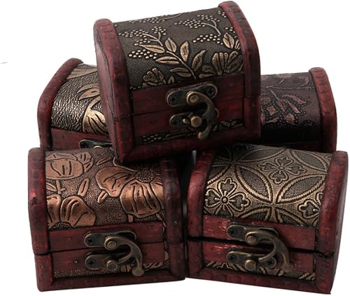 Caja de regalo de madera de la caja de regalo de la cerradura de la pulsera del collar de la, Metal