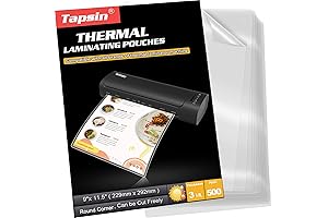 9x11.5 Laminating Sheets 500 Count - Laminator Pouches for 8.5x11 Documents