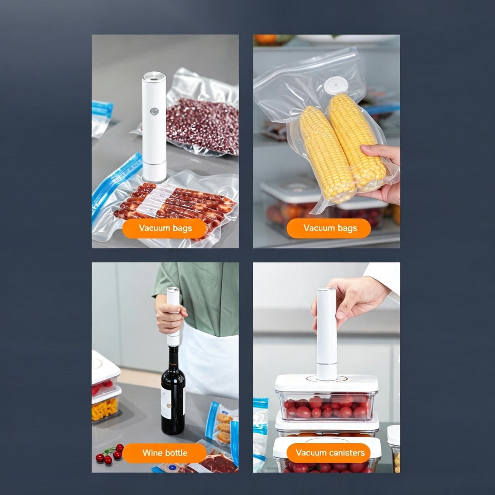 Macchina per sottovuoto per alimenti, conservazione e stoccaggio