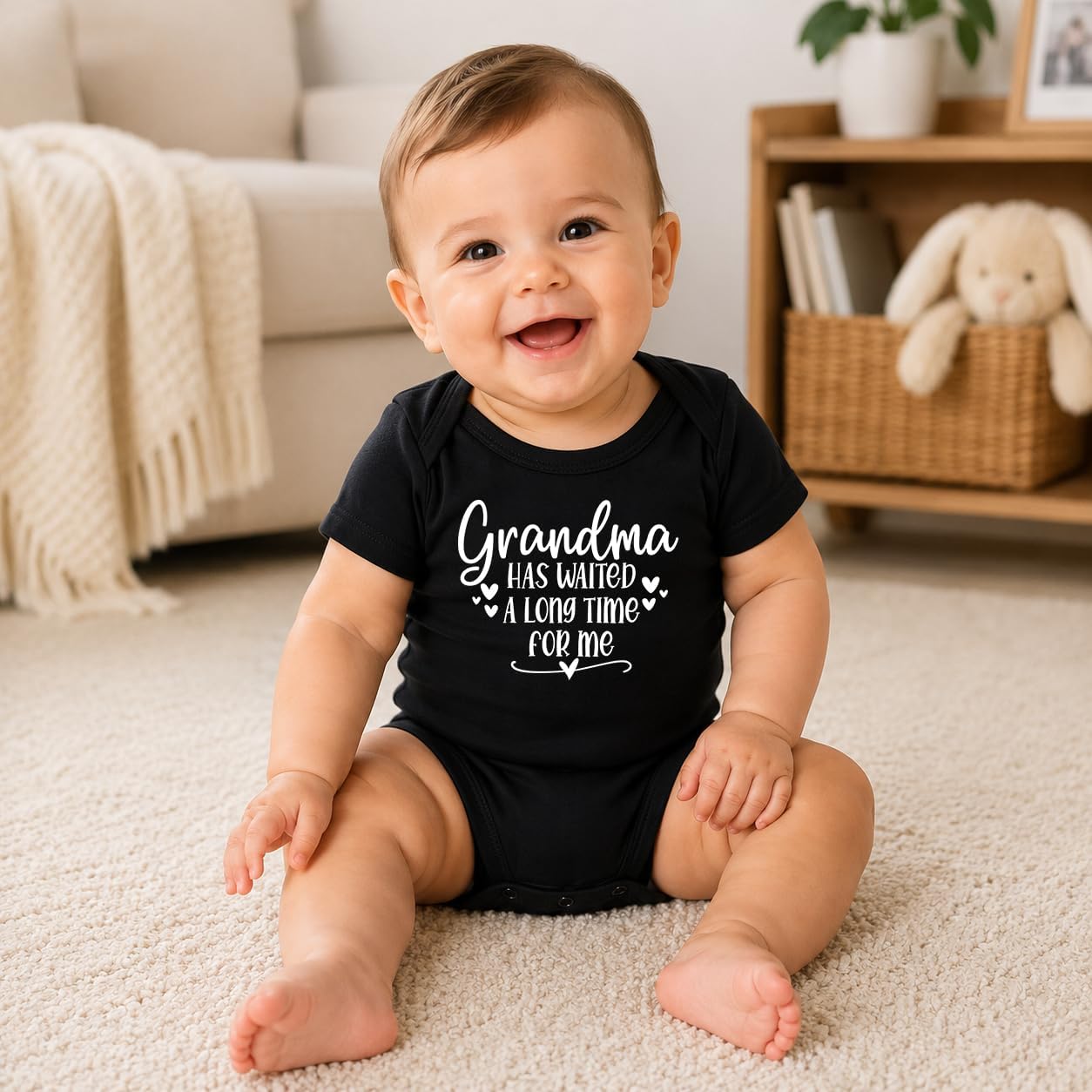 CBTwear Grandma Has Waited a Long Time Grandchild Baby Bodysuit