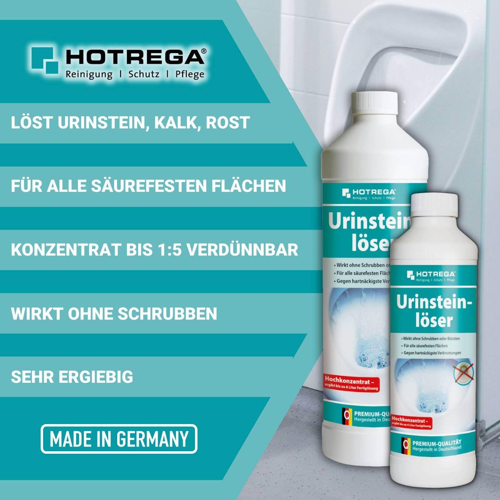 HOTREGA Urinsteinlöser Konzentrat 5 L | Starker Urinsteinentferner &