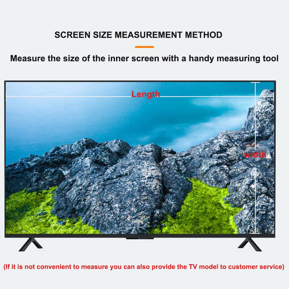 Pellicola proteggi schermo antiriflesso per filtro per monitor 75" 77" 82" 85" standard o curvo anti luce blu/anti-UV, riduce il riflesso abbagliante e l'affaticamento degli occhi ( 77inch 1722x993mm)
