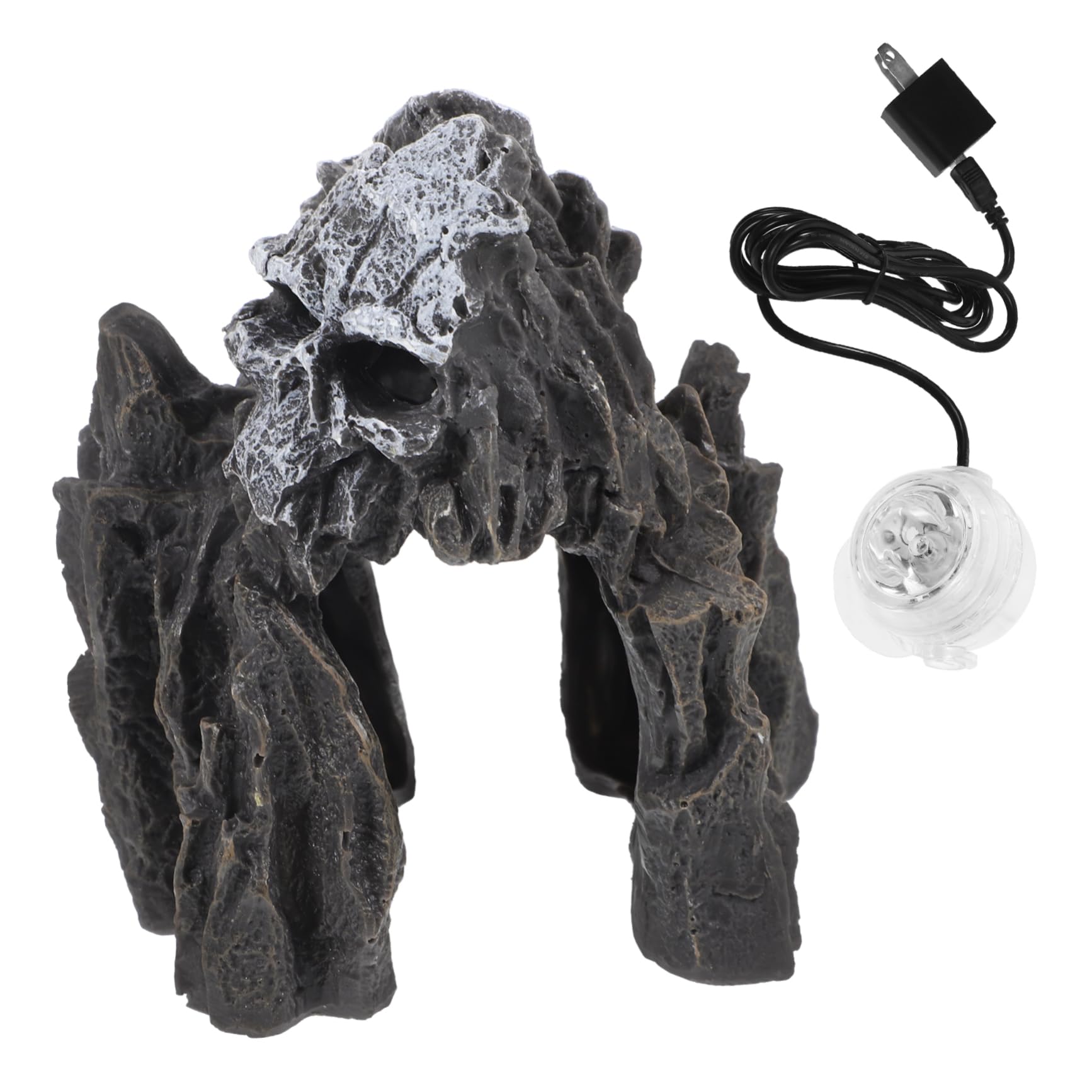 VANZACK 3piezas Cueva De para con Luz Artificial para y Reptiles para Paisajismo y Hábitats