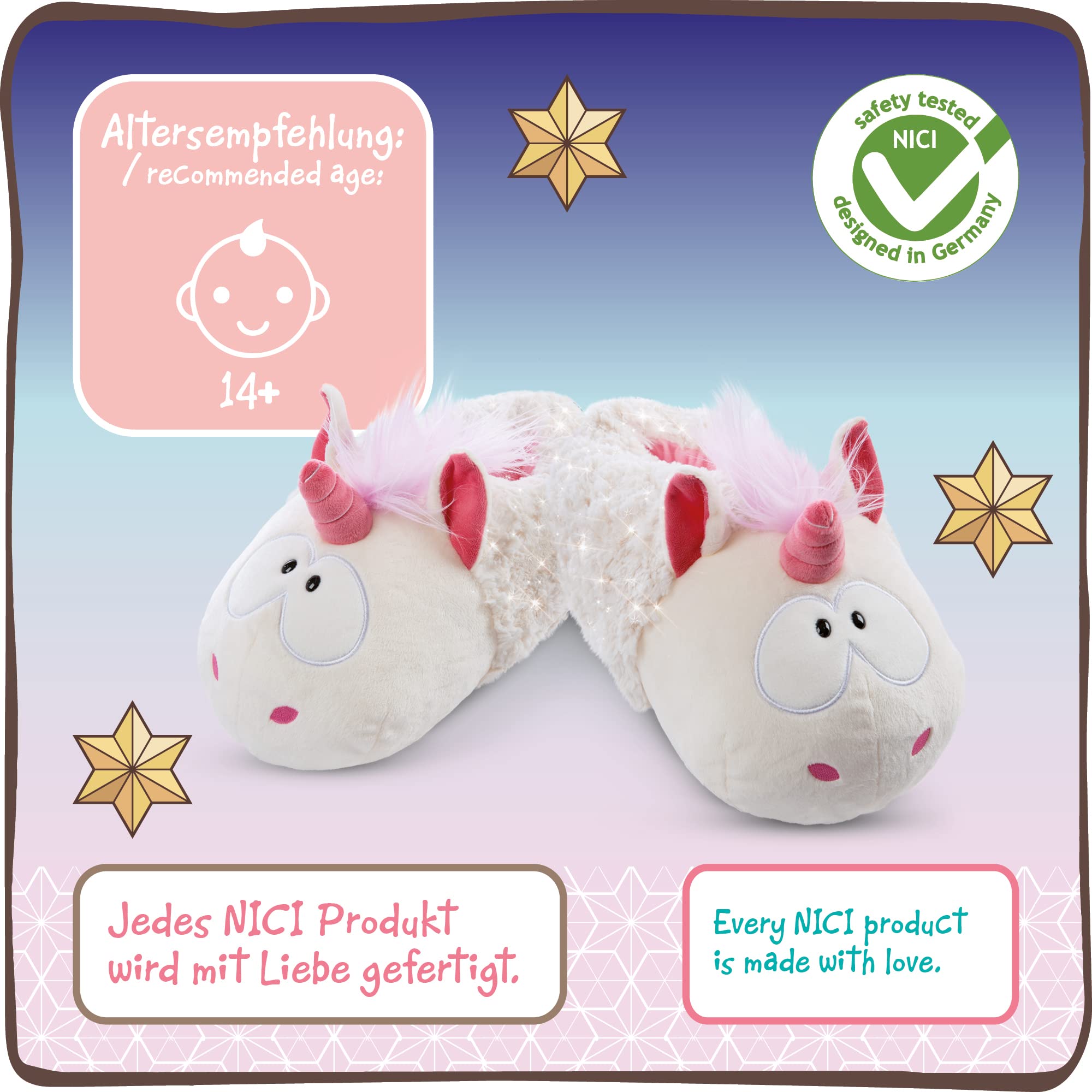 Unicorn dieren pantoffel-roze-maat 36-37