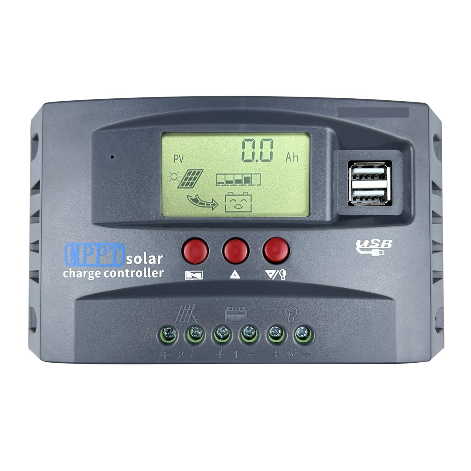 Controlador De Carga Solar MPPT, 720W, 480W, 240W, 120W, 10A, 20A, 30A, Regulador Panel PV For Batería 12V Y 24V(MPPT 30A)