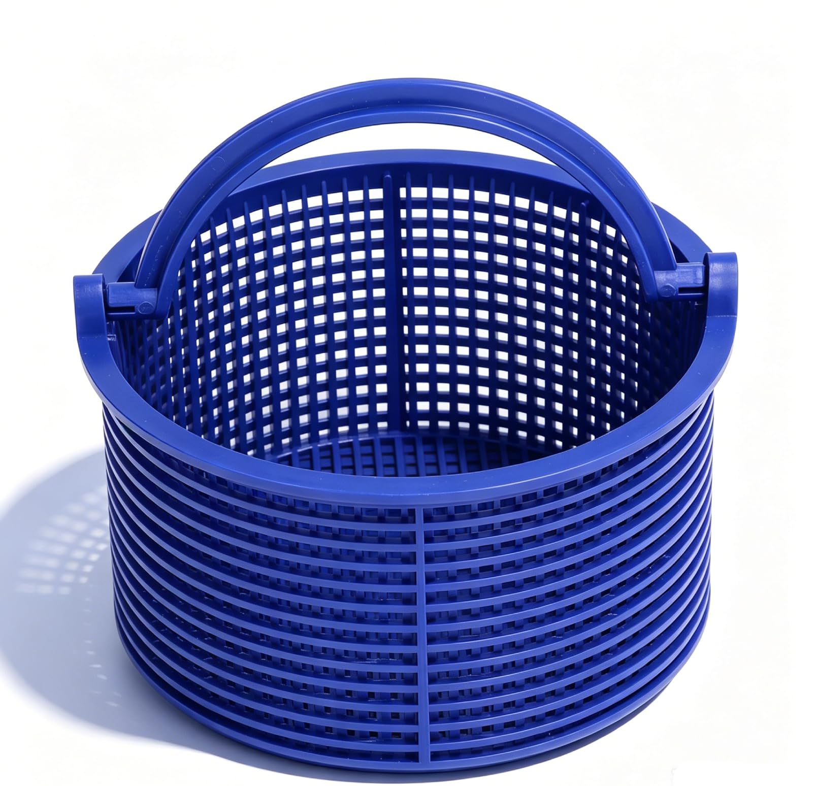 Jwthee Swimming Pool Filter Basket, Swimming Pool Replacement Skimmer Basket, Pool Skimmer Basket, Pool Filter Basket Skimmer Baskets With Handle For Remove Leaves, Debris, Diameter: 14cm