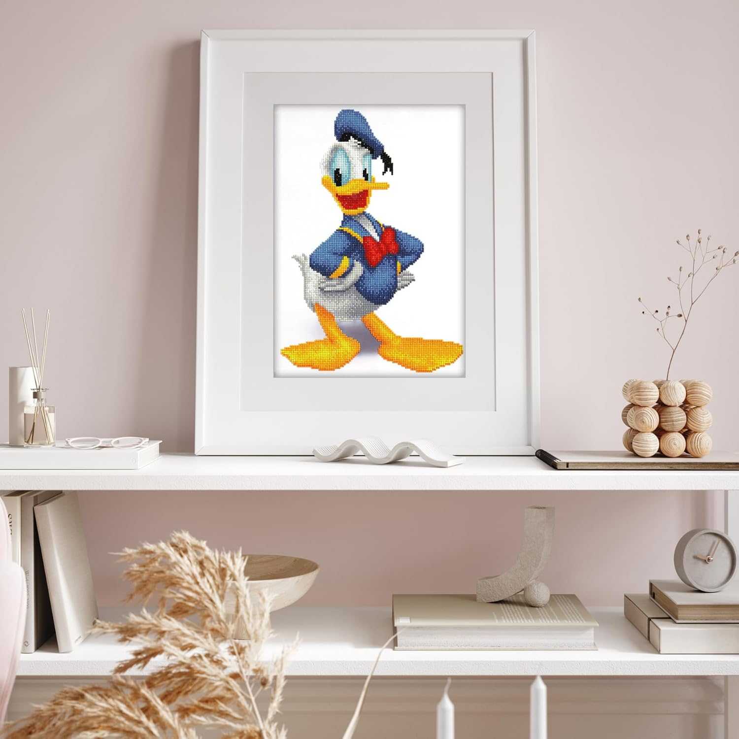 DIAMOND DOTZ Disney Donald Duck Diamond Painting Kits for Adults - Diamond Art Kits a Relaxing Creative Craft Kit with Dotz Gems 28x22