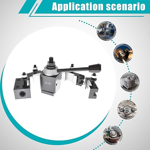 Miniatura 6 de waltyotur OXA - Juego de postes de herramientas de cambio rápido tipo cuña de 250-000 juego de postes de herramientas de 6-9 pulgadas 6 piezas