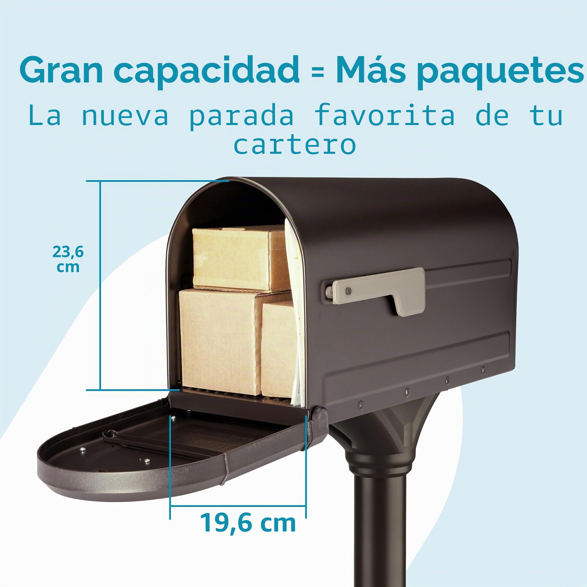 Architectural Mailboxes 7980RZ Roxbury - Kit de buzón, Bronce aceitado