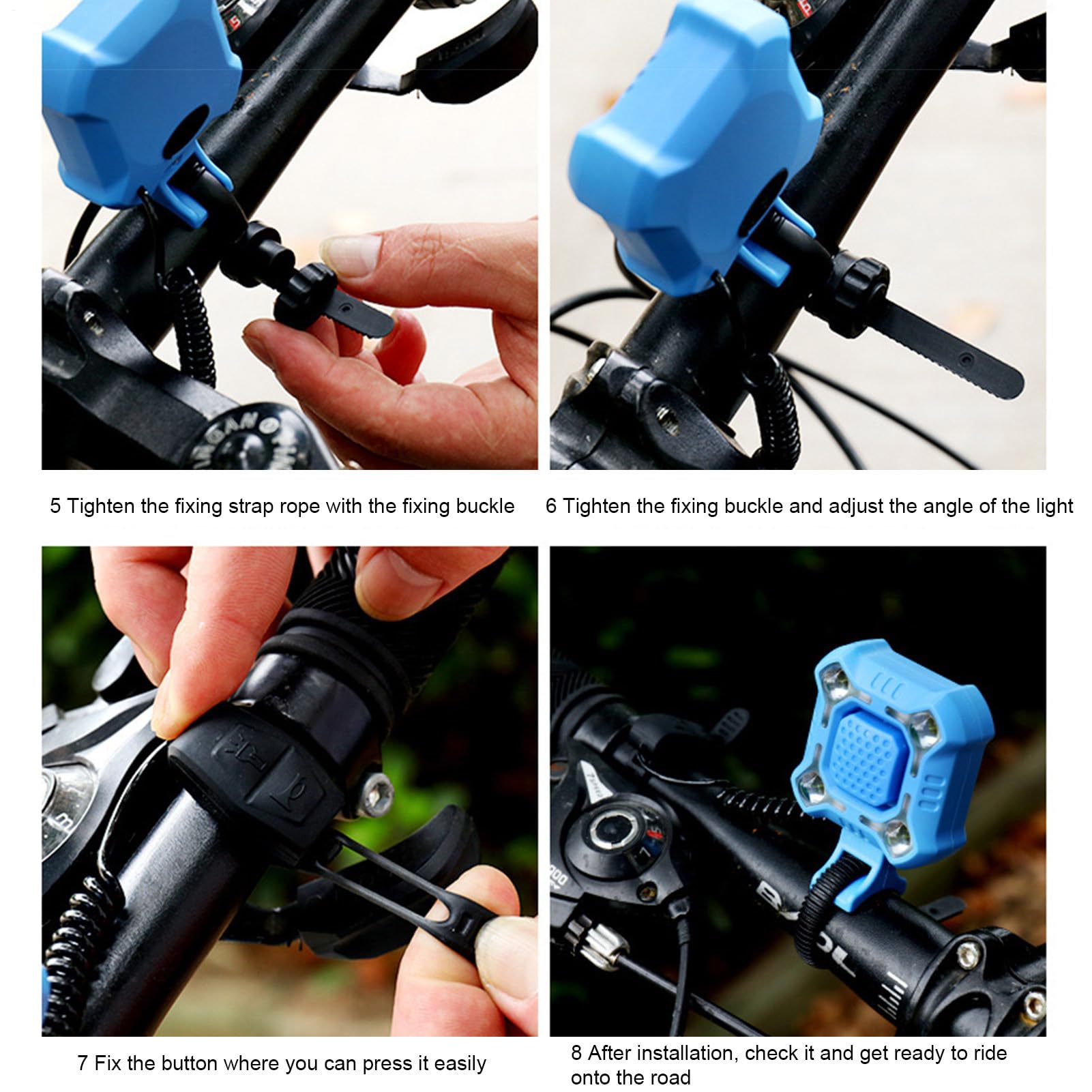 Klaxon électrique de vélo - Tbest - Étanche - Chargement USB