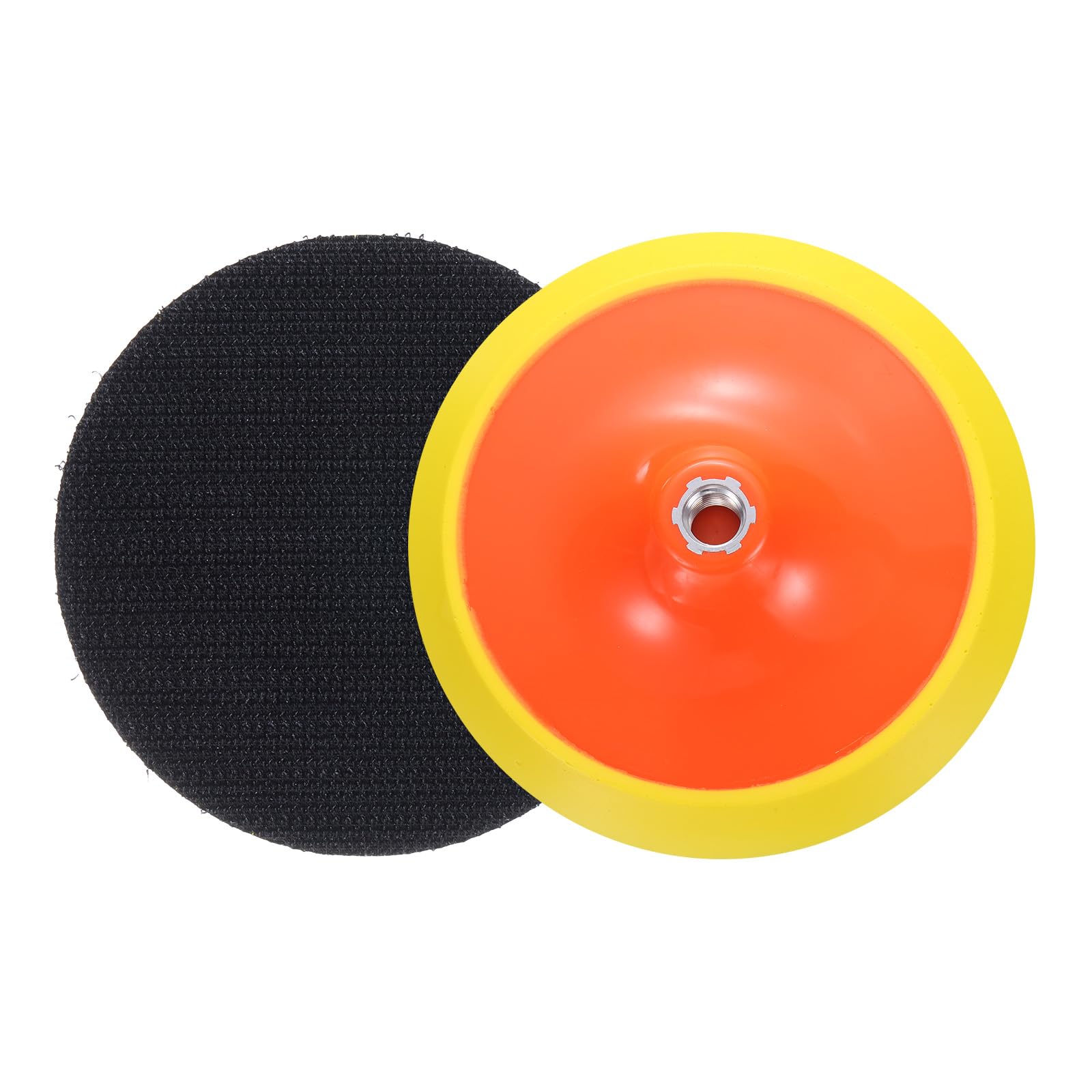 Sourcingmap 7 Inch Hook and Loop Backing Sanding Pads with 5/8"-11 Thread for Diamond Sanding Finishing Polishing Buffing Pads