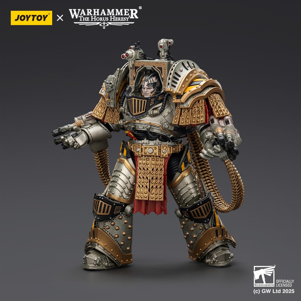TOYVERSE JOYTOY 1/18 - Statuetta d'azione Warhammer The Horus Heresy, Iron Warriors Perturabo Primarch of The lVth Legion, articolazioni mobili modello di personaggio