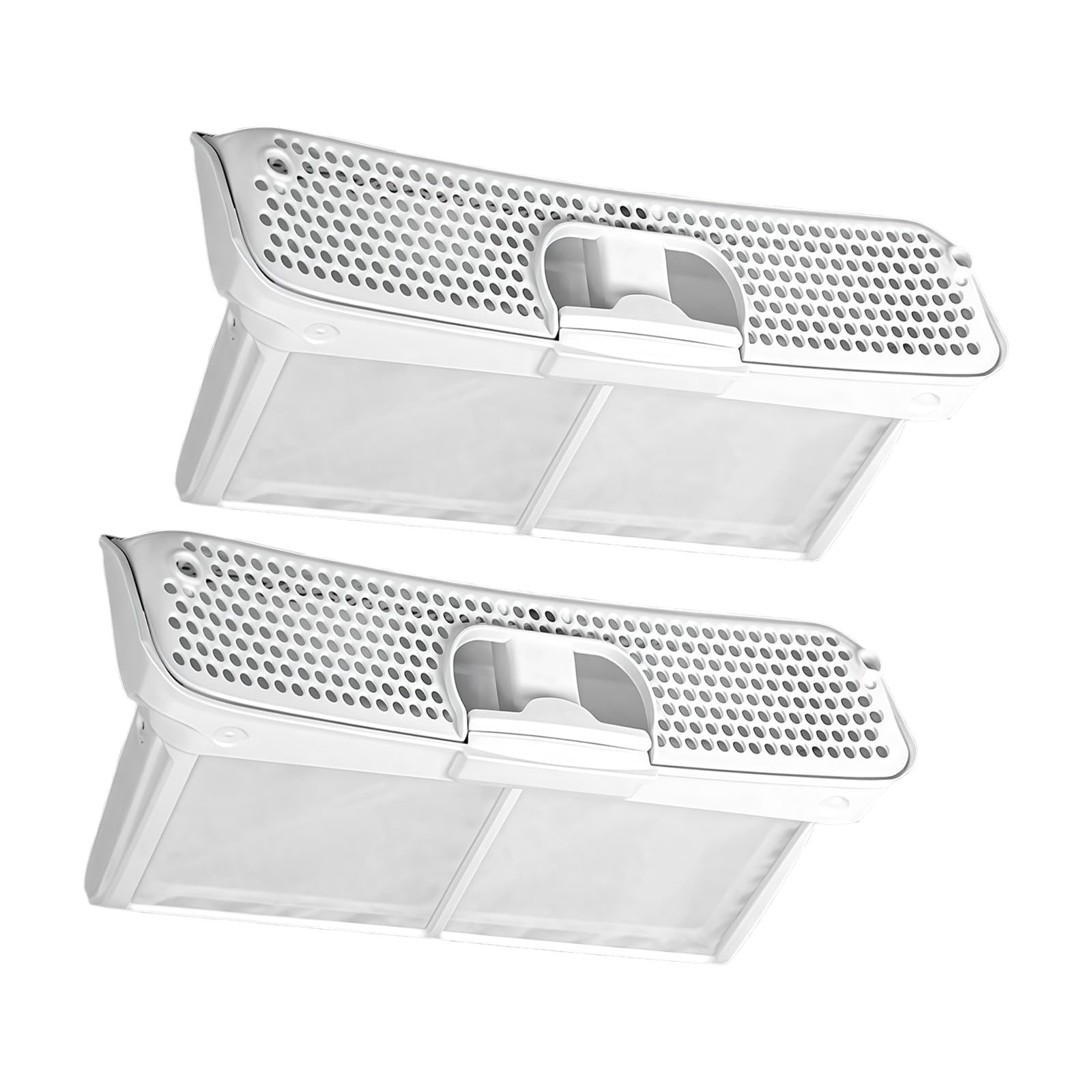 FROMCEO ABS Fabric Softener Strainer for Laundry Dryer Suits MH90 L1W Efficient Fiber Collector Smooth Wind Passage Design White Dryer Filter Net