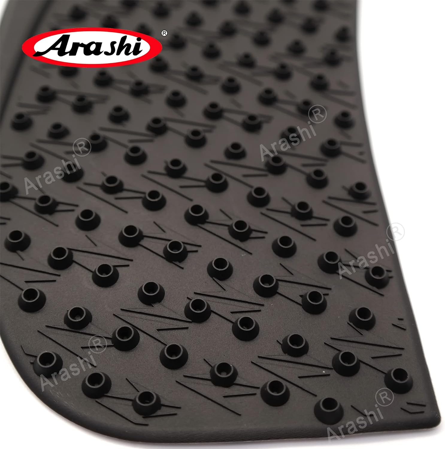 Arashi Black Gas Fuel Tank Side Pads Protector Knee Grip Traction for Yamaha FZ1N FZ1S 2006-2010