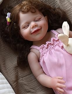 ZTDOLL Reborn Baby Dolls Girls 18 Inch, Vinyl Silicone Full Body Dolls Realistic Newborn, Lifelike Reborn Baby Dolls Poseable with Gift Box for Kids Age 3 +