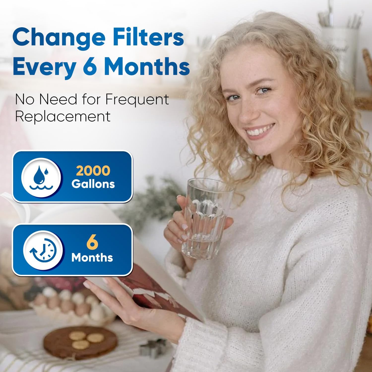 PUREPLUS 3US-AF01 Under Sink Water Filter, Compatible with Standard 3US-AF01, 3US-AS01, AP Easy C-CS-FF, WHCF-SRC, WHCF-SUFC, WHCF-SUF Water Filter, 3 Pack