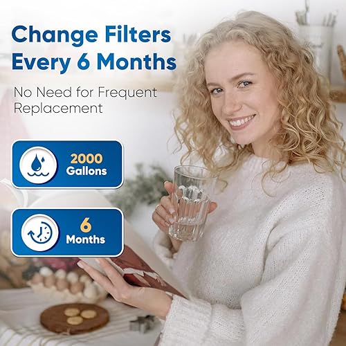 Miniatura 7 de PUREPLUS 3US-AF01 - Filtro de agua para debajo del fregadero, compatible con el estándar 3US-AF01, 3US-AS01, AP Easy C-CS-FF, WHCF-SRC, WHCF-SUFC,