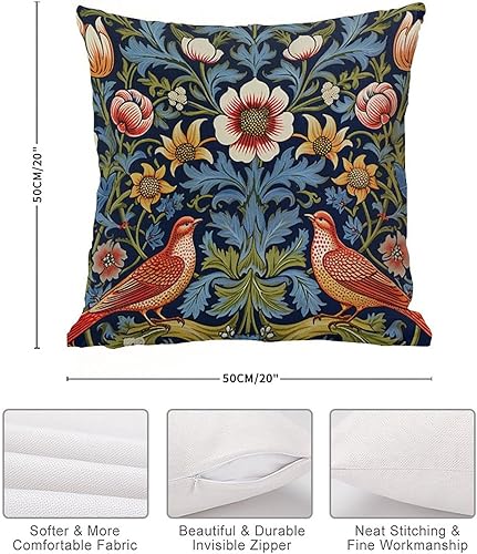 Vista 165 de ArogGeld Chinoiserie - Fundas de almohada escénicas asiáticas, estilo asiático, funda de almohada azul y verde Kelly, funda de cojín para decoración