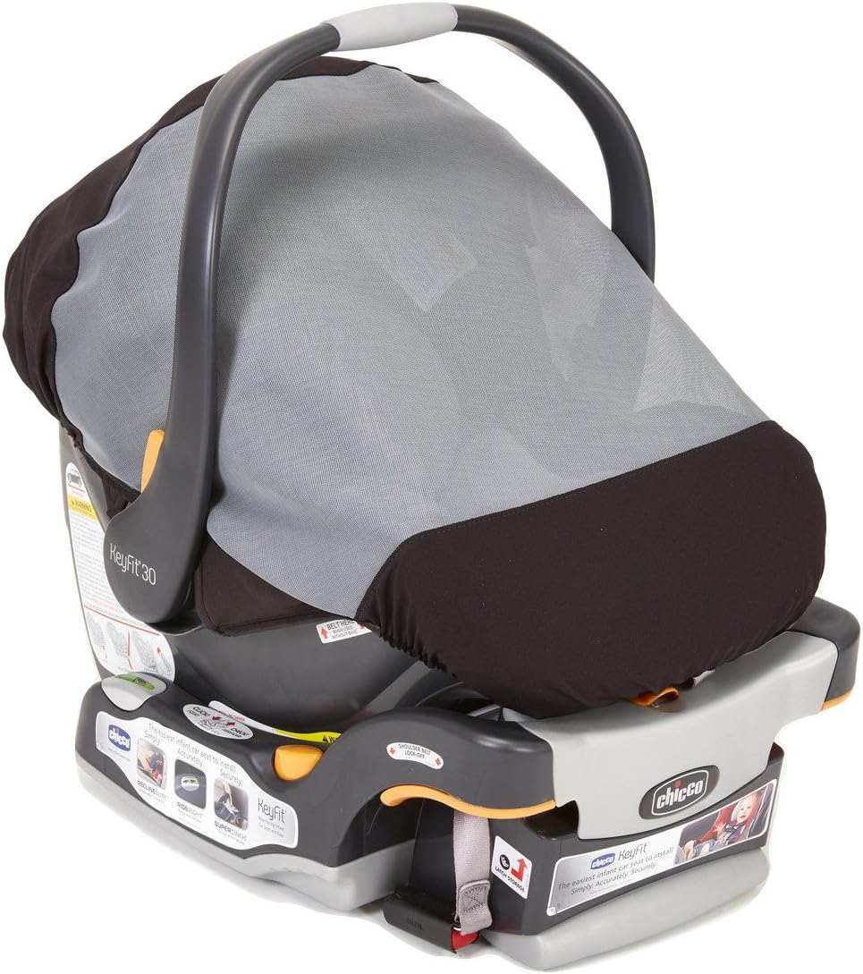 Sashas See Me See You Series Sun Wind and Insect Cover for Chicco KeyFit 30 Infant Car Seat