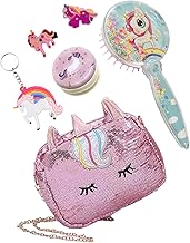 Le Delite Unicorn Sequin Sling Bag For Girls Kids I Cute Stylish Handbag Purse For Kids I Combo Pack For Return Gift, Multicolor