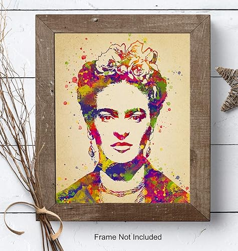 Miniatura 7 de Póster artístico para pared, decoración de habitación, retrato de acuarela contemporáneo de 8 x 10 pulgadas, imagen de decoración del hogar para