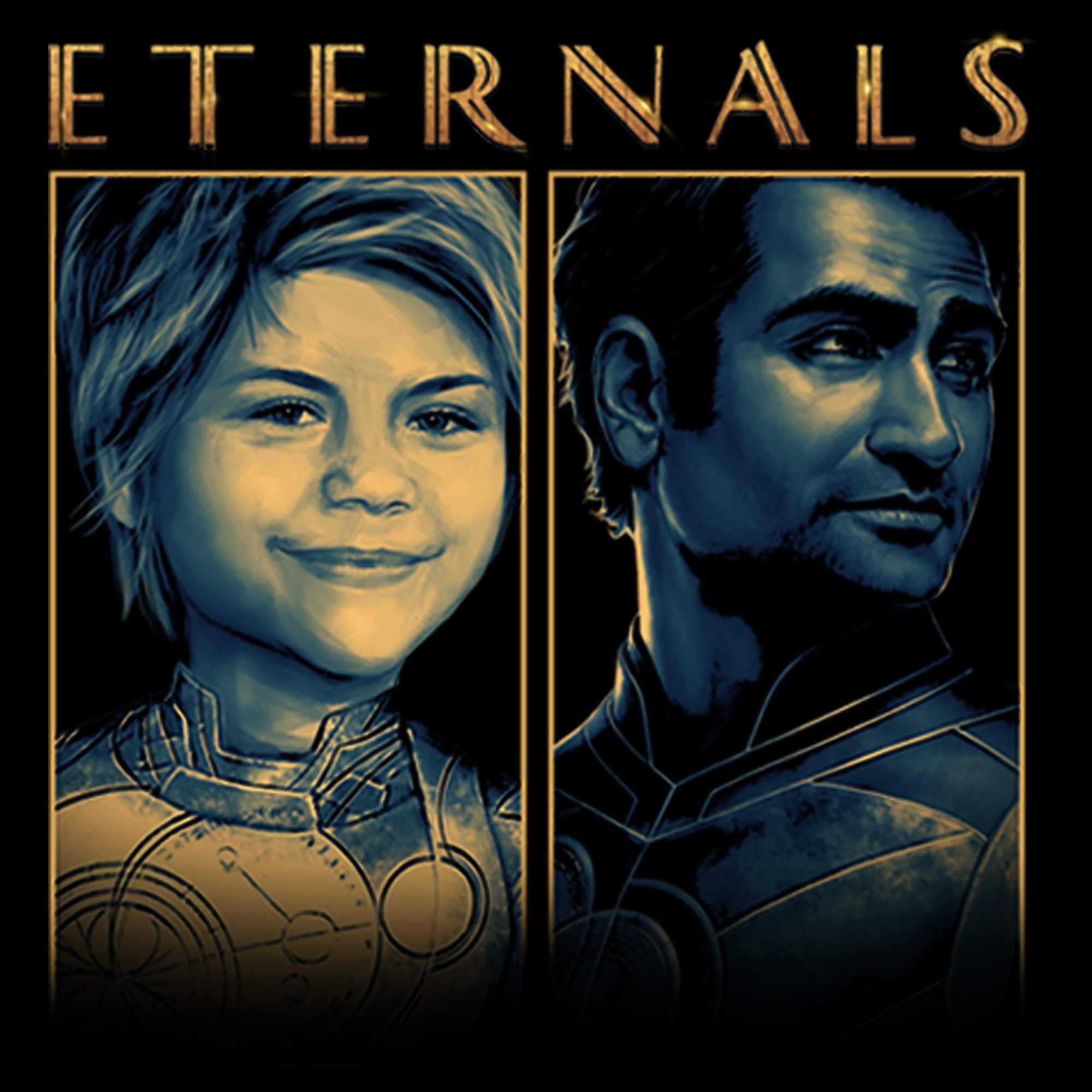 Marvel Eternal Group chłopięca bluza z kapturem, czarny, XL