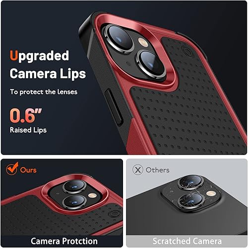 Miniatura 7 de Funda diseñada para iPhone 14, iPhone 13, funda 2 en 1, regalo de grado militar, resistente a caídas, resistente a prueba de golpes, para iPhone 14,