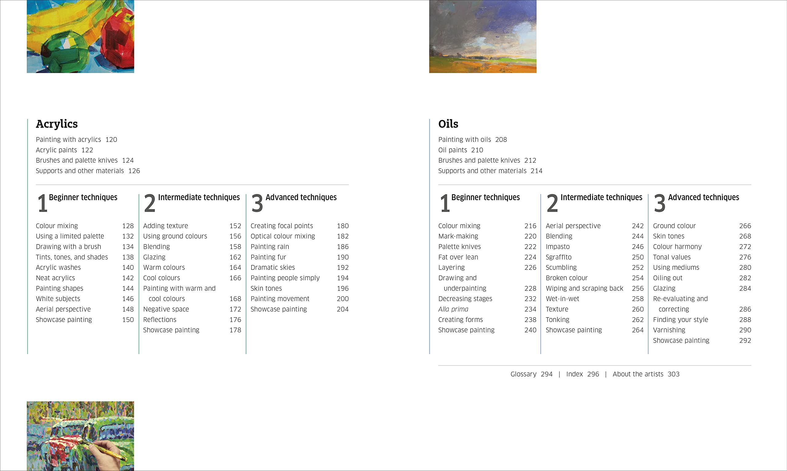 Artists Painting Techniques: Explore Watercolours, Acrylics, and Oils. Discover Your Own Style. Grow as an Artist