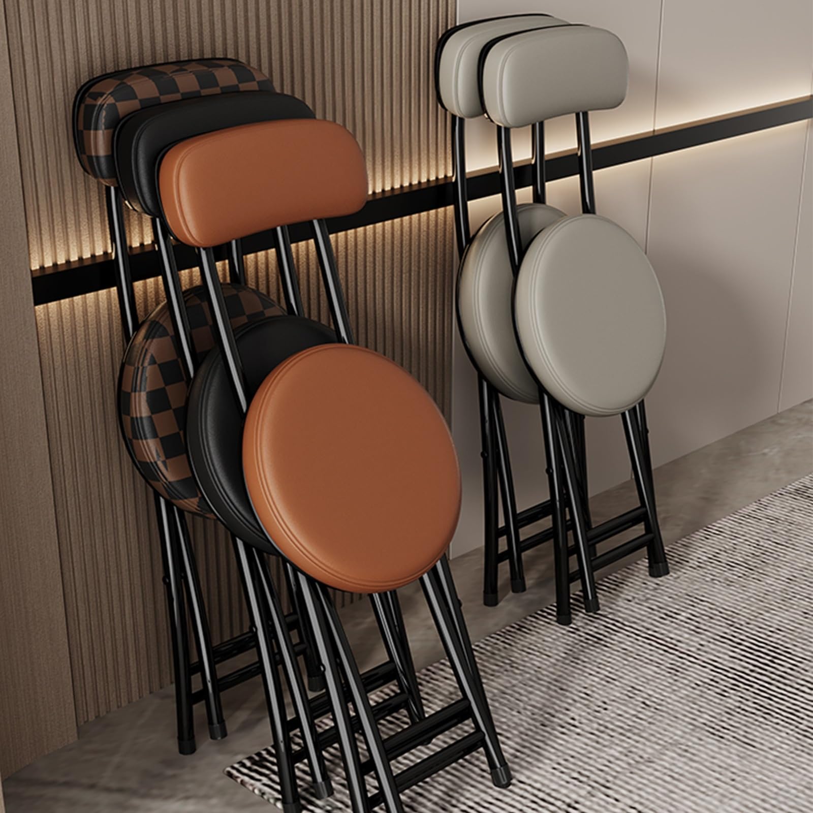 Polyrattan stoel Verona donkerbruin met armleuning voor buiten - SW10152